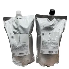 SG00001 現状品 つるりんちょ　熱処理メニュー用　シャンプー　トリートメント　1000ml 2点まとめ売り