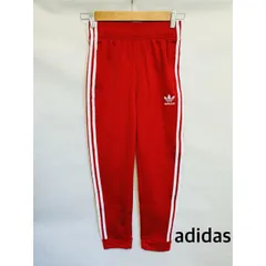 【新品】adidas　アディダス　オリジナルス トラックパンツ(ジャージ)  レッド　150cm　キッズ　送料込み  3407809