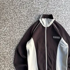 adidas / 00’s- bicolor track jacket size S オールドアディダス　トラックジャケット　ジャージ　刺繍ロゴ　バイカラー　ユニセックス　ストリート　モノクロ
