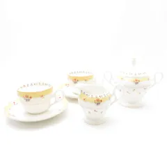 Noritake ノリタケ トゥルーラブ カップ＆ソーサー クリーマー＆シュガー 4点 セット 花柄 SC10214V1 