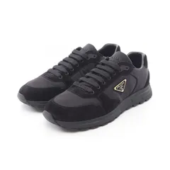 プラダ PRADA スニーカー Prax 2.0 Re-Nylon 2EE436D7CF00029 ブラック ナイロン スウェード スニーカー メンズ 新品