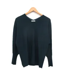 デプレ DES PRES トゥモローランド ニット セーター 長袖 Vネック ウール シンプル S グリーン 緑 /KT33