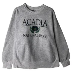 古着 90年代 リー Lee CROSS GRAIN プリントスウェットシャツ トレーナー USA製 メンズL相当 ヴィンテージ/eaa606715