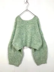 mystic ミスティック MYZ1032205A0005 定価7590円 ウールシャギーショート ニット セーター sizeF/緑  ◇■ レディース