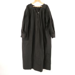 arts&science 高密度スモッキング刺繍ロングワンピース 黒 - メルカリ