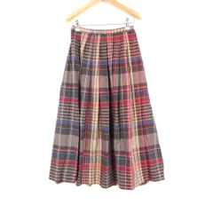 美品 URBAN RESEARCH DOORS アーバンリサーチドアーズ DR27-25U107 スカート M ポリエステル他 ロング丈 プリーツ レディース AY7861A15 