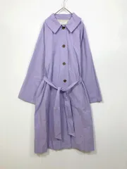 SLOBE IENA スローブイエナ 22020912902010 定価24200円 塩縮ウェザーステン コート パープル  ■■◎レディース
