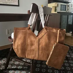 レディースバッグ スウェード トートバッグ