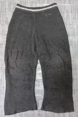 Gelato piqueジェラートピケモコモコボアパンツグレーサイズL（紐無し）
