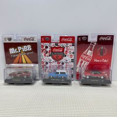 コカ・コーラ ミニカー3台セット フォード トリノ コブラ GMC