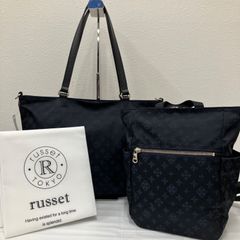 新品✨ russet ラシット 2WAY ショルダーバッグ サコッシュ 黒 紺 