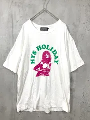 HYSTERIC GLAMOUR ヒステリックグラマー 02231CT26 HYS HOLIDAY T-SHIRT 半袖 Tシャツ sizeM/白 ■■◎レディース