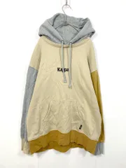 kappa×GU カッパ×ジーユー 341-329206 フーディー スウェット パーカー sizeL/ベージュ ■■メンズ