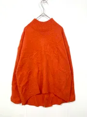 UNFILO アンフィーロ KRUMCW0520 定価9990円 カシミヤブレンド ハイネック ニット セーター sizeM/オレンジ ◇■レディース