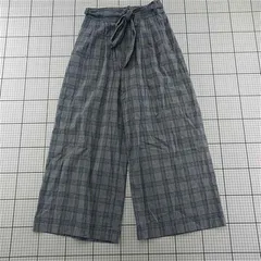 ◇ ⊂ ジャーナルスタンダード JOURNAL STANDARD チェック柄ワイドパンツ 36 レディース E  【1601150007025】