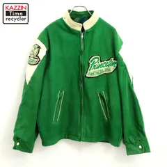 60s vintage ウール スタジャン メンズ XLサイズ相当 ビッグサイズ オーバーサイズ