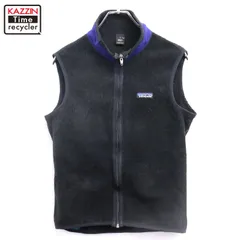 90s USA製 vintage patagonia フライヤーベスト フリース ベスト メンズ 表記Sサイズ