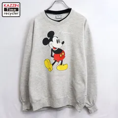 90s USA製 vintage ミッキー スウェット トレーナー メンズ 表記XLサイズ