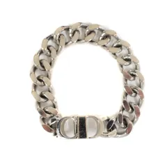 ディオール Dior CDブレスレット チェーン M シルバー ☆AA★