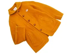 DANTON ダントン ウール混 ステンカラー コート size42/マスタード ◇■ レディース