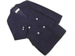 CORDIER コルディア ウール100% ダブル テーラード ジャケット size38/紺 ◇■ レディース