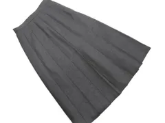 NEWYORKER ニューヨーカー ウール100% プリーツ スカート size60 88/グレー ◇■ レディース
