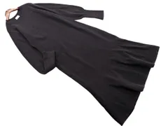 green label relaxing グリーンレーベルリラクシング ユナイテッドアローズ ウール100% ニット ワンピース チャコール ◇■ レディース