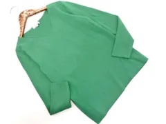 NATURAL BEAUTY BASIC ナチュラルビューティーベーシック Vネック ニット セーター sizeM/緑 ◇■ レディース