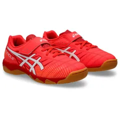 アシックス （asics） ジュニア インドアシューズ サッカーシューズ JUNIOLE 7 IN フラッシュレッド/ホワイト 1104A055-600