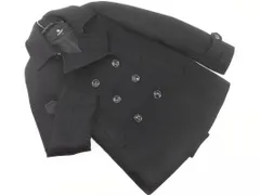 BEAUTY & YOUTH ビューティ&ユース ユナイテッドアローズ ウール混 ピー コート sizeM/黒 ◇■ メンズ