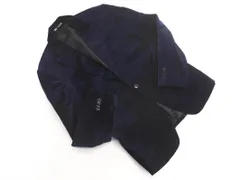 ZARA ザラ ベロア テーラード ジャケット size46/紺 ◇■ メンズ