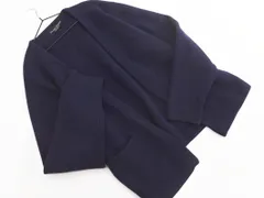 JOURNAL STANDARD ジャーナルスタンダード ウール混 ショール カーディガン sizeM/紺 ◇■ レディース