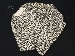 ROPE ロペ レオパード柄 カーディガン sizeM/オフホワイト ◇■ レディース