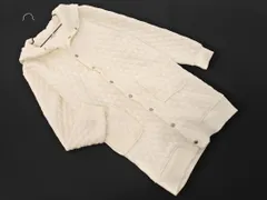 GLOBAL WORK グローバルワーク スナップボタン フーデッド キルティング コート sizeL/アイボリー ◇■ レディース