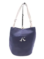 Kitamura キタムラ レザー ハンド バッグ 紺 ■■ レディース