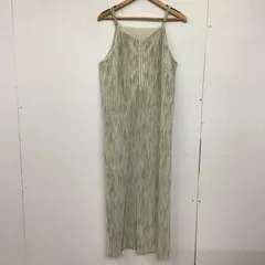 Samansa Mos2 blue サマンサモスモスブルー ワンピース ロングスカート 2100468 キャミワンピース プリーツ