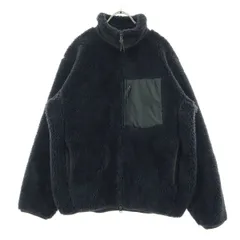 美品 UNIQLO ユニクロ 長袖 ボアジャケット L ブラック レディース 古着