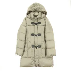 美品 23ku 23区 長袖 ダウンジャケット 38 ベージュ レディース 古着
