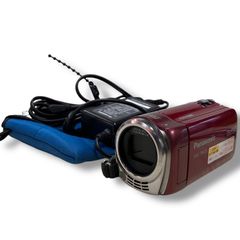 [60] 251215-9248-1842 IR400 Panasonic 디지털 고화질 캠코더 HDC-TM25-R 레드 충전 어댑터 포함 파나소닉 통전만 확인됨