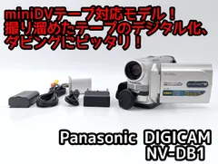 miniDVのダビングに！ Panasonic ビデオカメラ NV-DB1  7日間保証付き