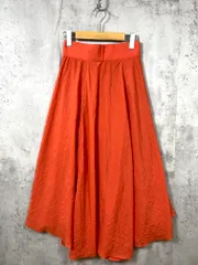 SENSE OF PLACE センスオブプレイス アーバンリサーチ AA15-25A113 ロング フレア スカート sizeOen/オレンジ ■■レディース