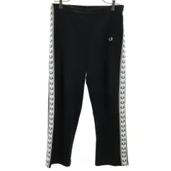 FRED PERRY フレッドペリー 日本製 トラックパンツ SS ブラック ジャージ メンズ 古着