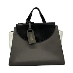 KATE SPADE SATURDAY(ケイトスペードサタデー) ハンドバッグ - グレー×黒×白 レザー