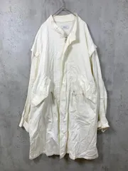 forksy. フォルクシー FOco706 定価7890円 ２WAYデニムモッズコート/ベスト sizeF/オフホワイト ■■レディース