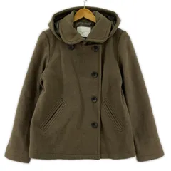 URBAN RESEARCH DOORS アーバンリサーチドアーズ フード取り外し可能 ショートコート size36/ブラウン