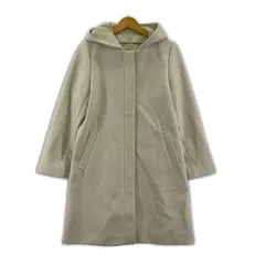 GLOBAL WORK グローバルワーク   フード取り外し可能 ノーカラーコート sizeS/アイボリー系