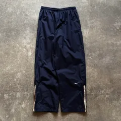 00年代 00s NIKE ナイキ ナイロン スウェット パンツ ネイビー