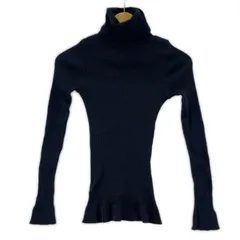 Michael Kors マイケルコース タートルネック リブニット size表記なし/ネイビー