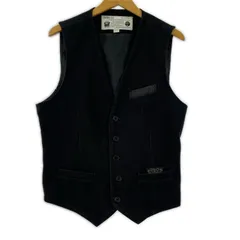 DIESEL ディーゼル コットンベスト sizeXL/ブラック