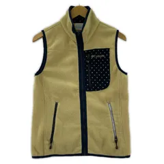 Columbia コロンビア フリースベスト sizeS/ベージュ×ネイビー